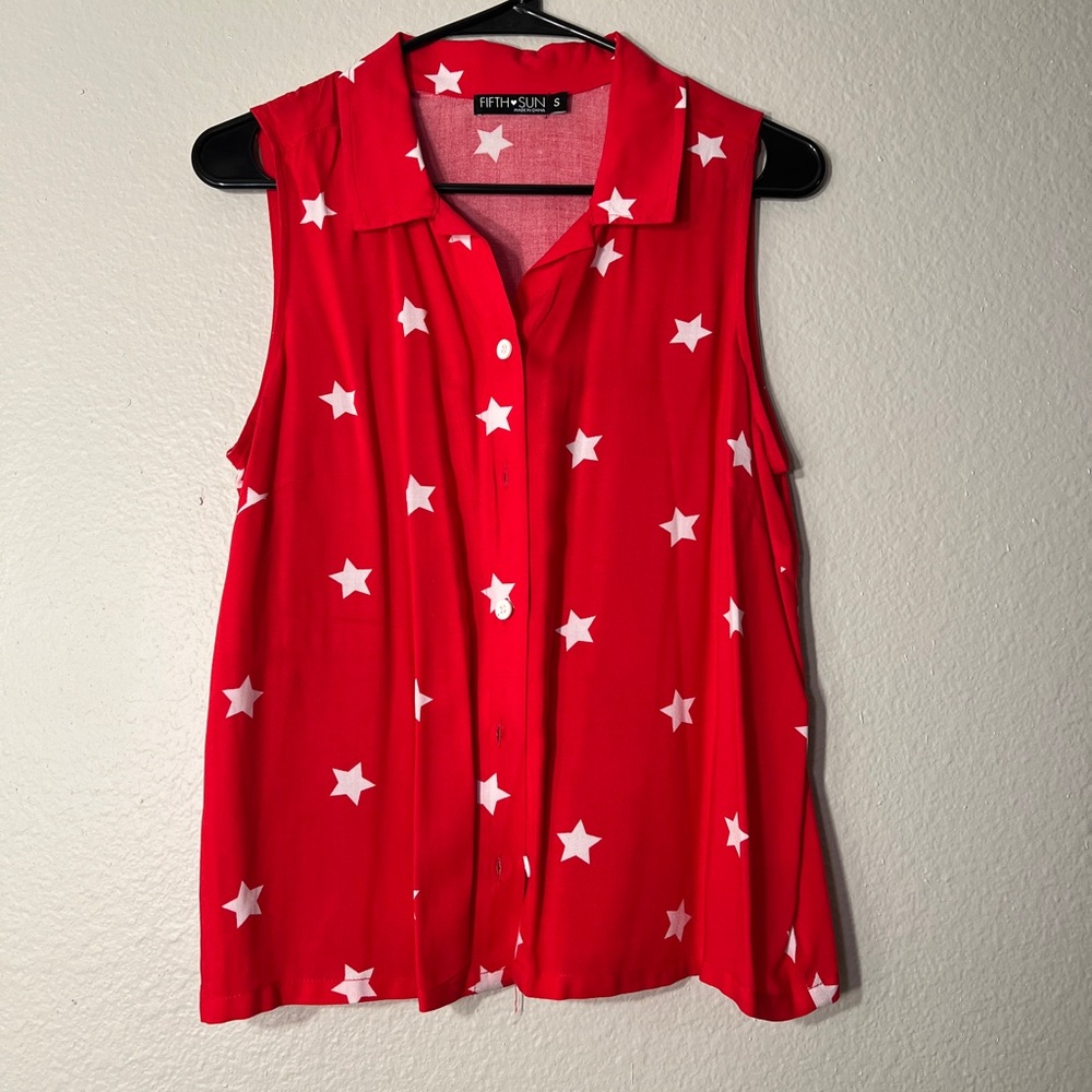 Cute Festive Sleeveless Top